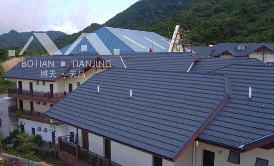 彩石金属瓦屋面瓦
